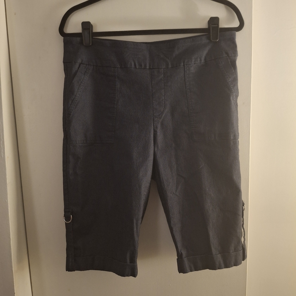 Jenna Rose Women's Dark Blue Casual Shorts